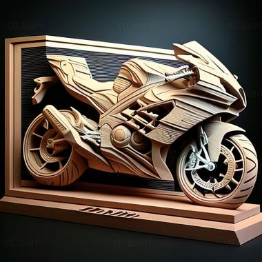 3D модель Kawasaki Ninja ZX 14 (STL)